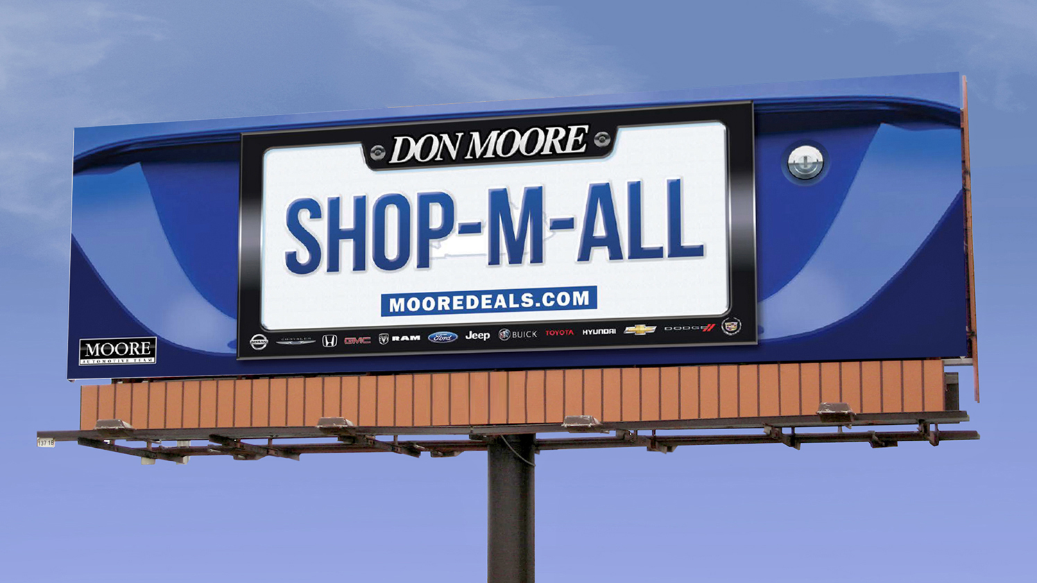 Don Moore Outdoor Billboard - "Shop-M-All" Thumbnail